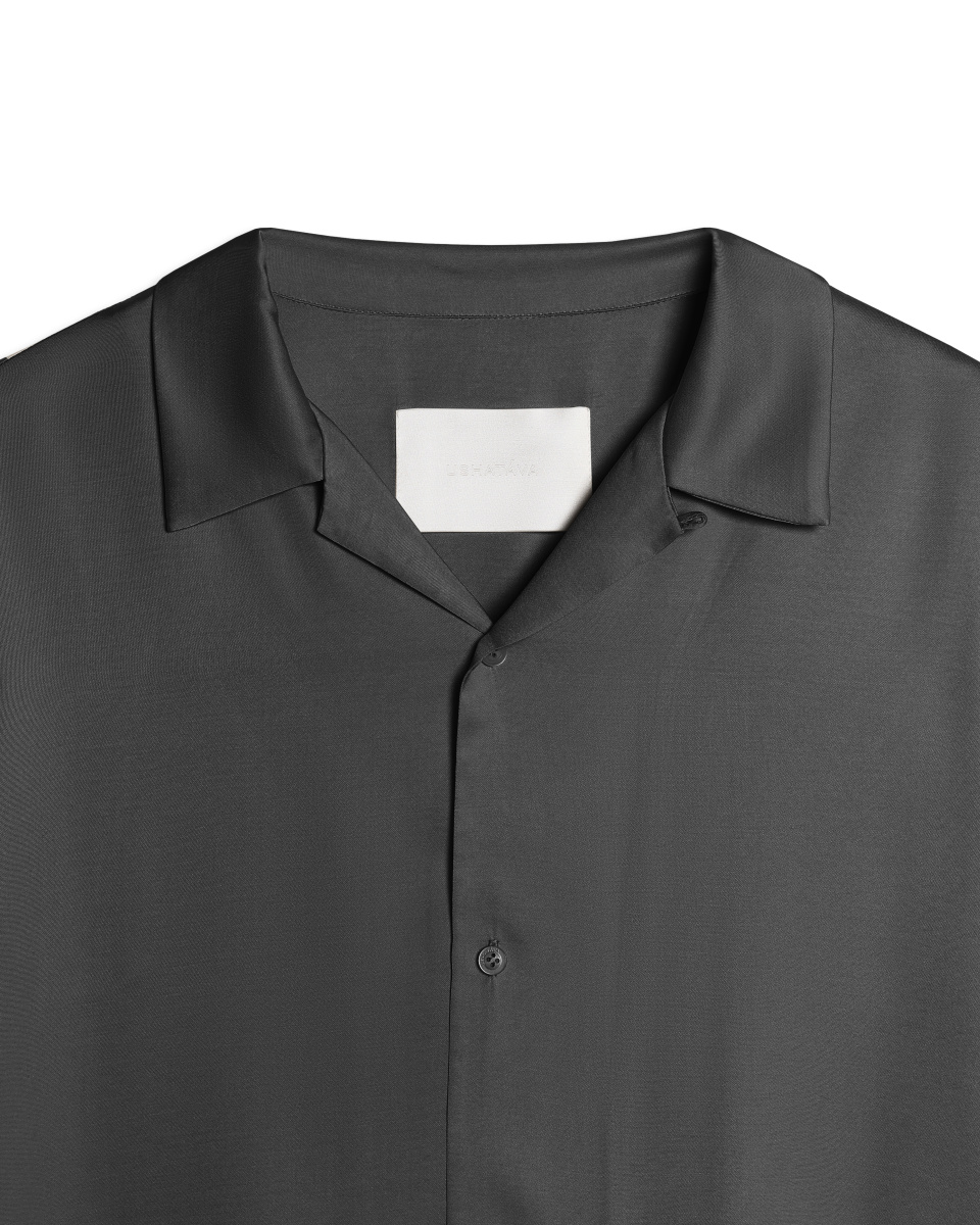 Рубашка из вискозы с коротким рукавом, фото 4