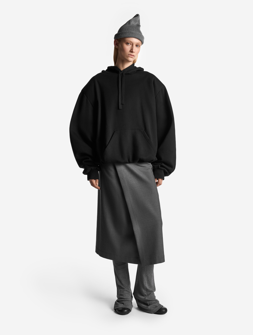 Тонкие трикотажные леггинсы Bootcut, фото 4