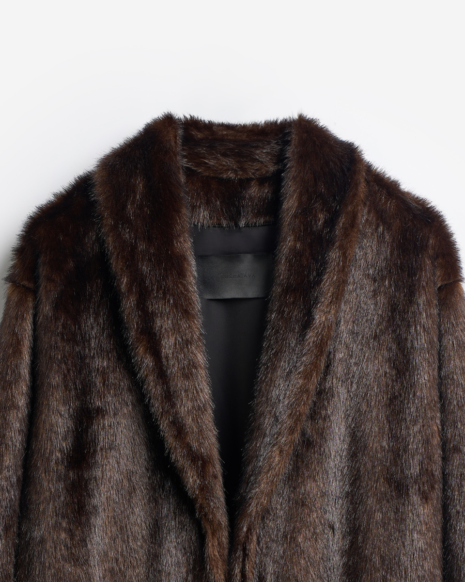 Шуба с шалевым воротником , фото 11