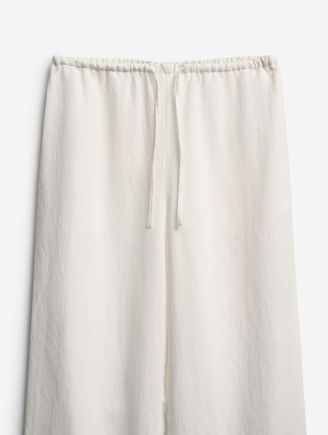 Пижамные брюки из тонкого льна