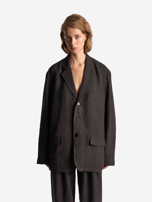 Двухсторонний пиджак изо льна