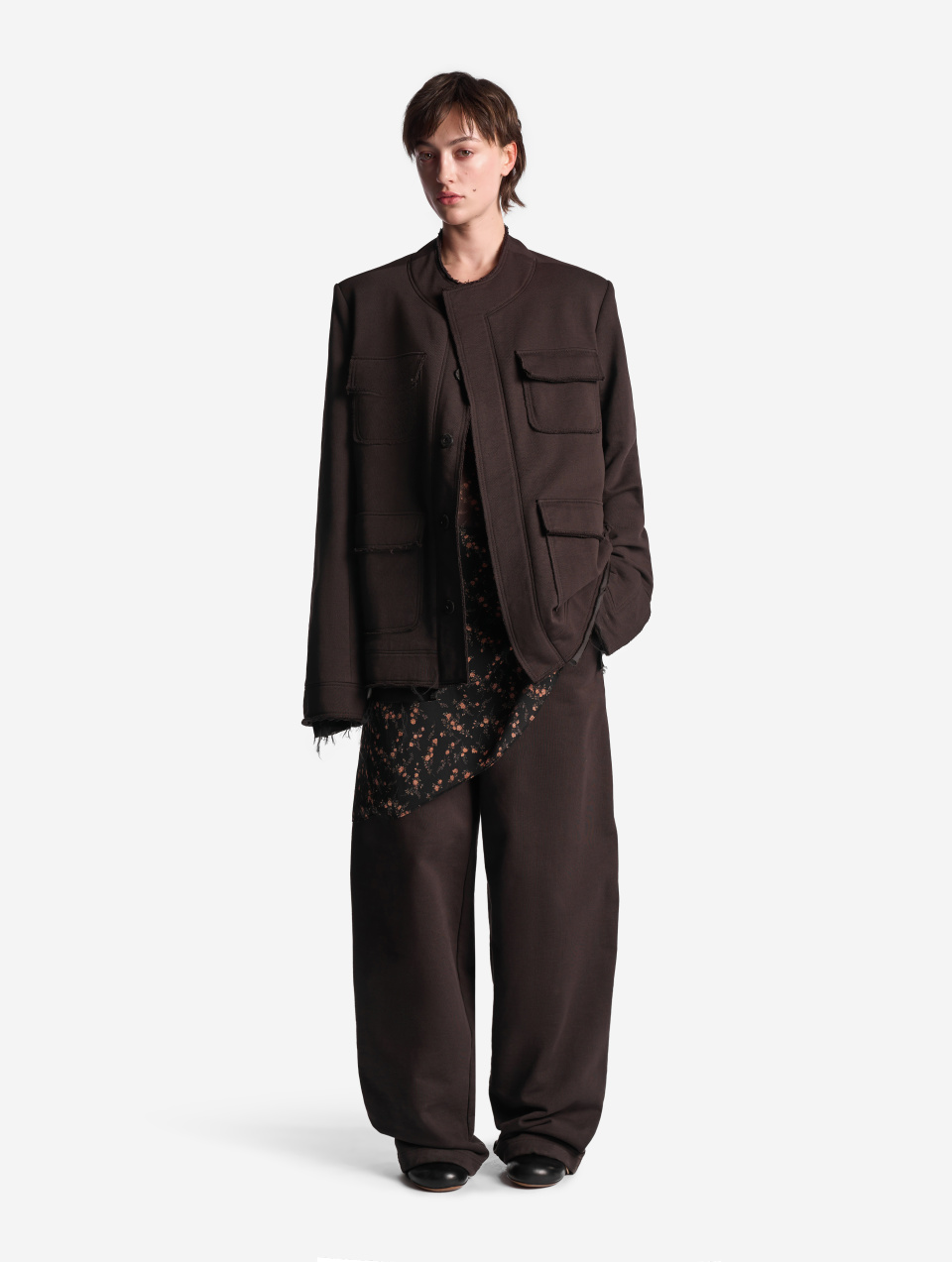 Брюки Baggy из футера, фото 3