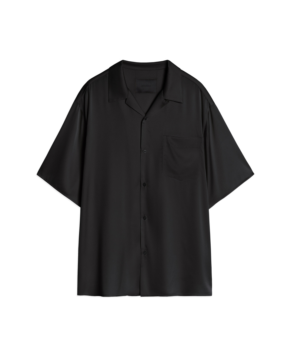 Рубашка с коротким рукавом из сатина, фото 1