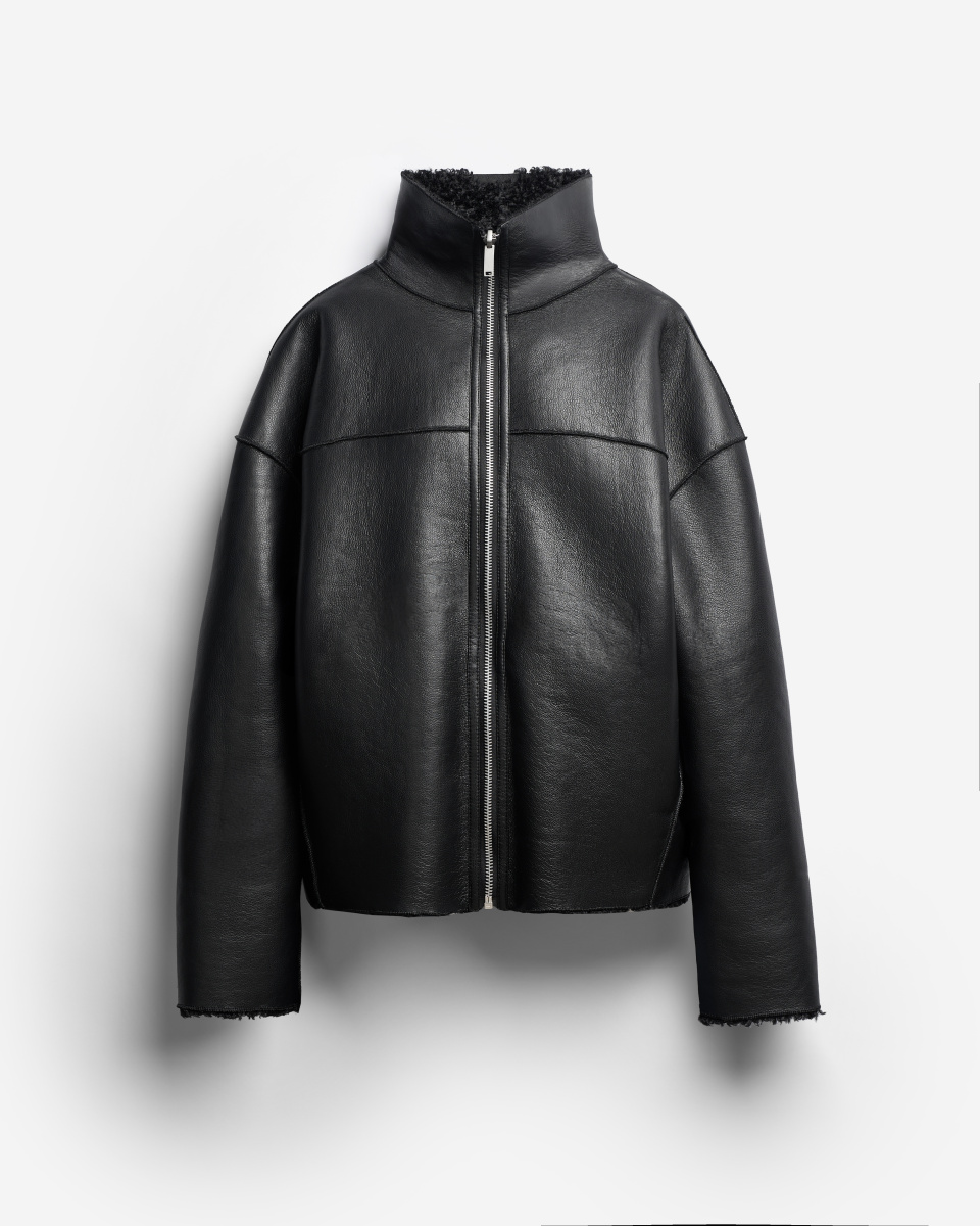 Двухсторонняя куртка-дубленка, фото 3