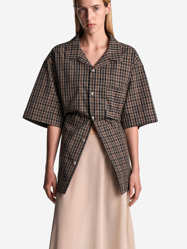 Рубашка Grandpa Fit с коротким рукавом 