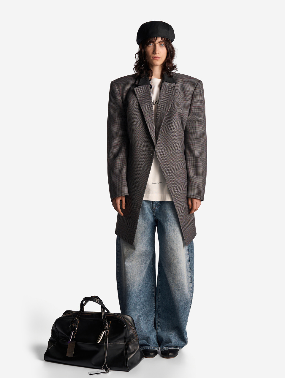 Пиджак-пальто плоского кроя, фото 11