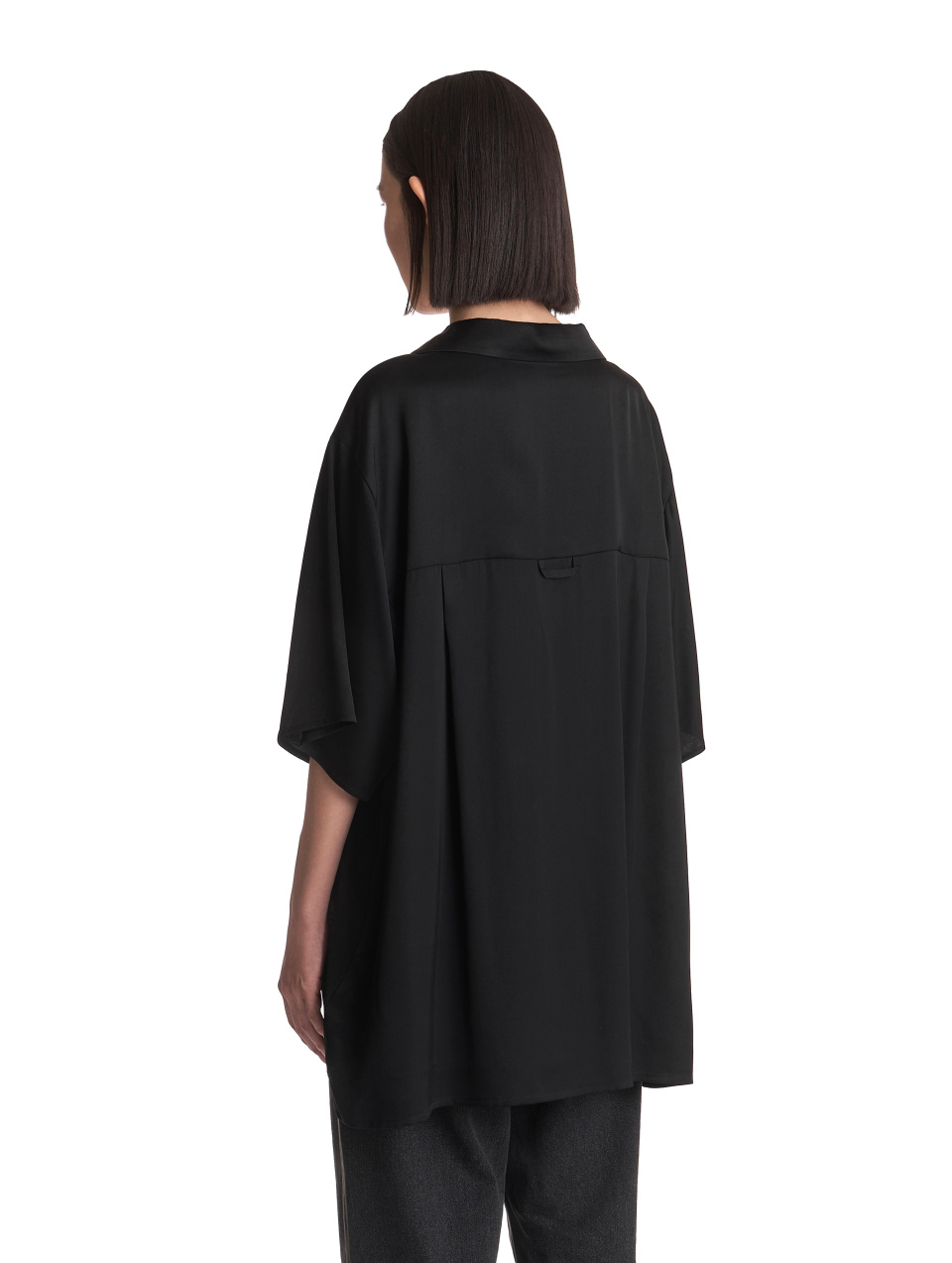 Рубашка из вискозы с коротким рукавом, фото 4