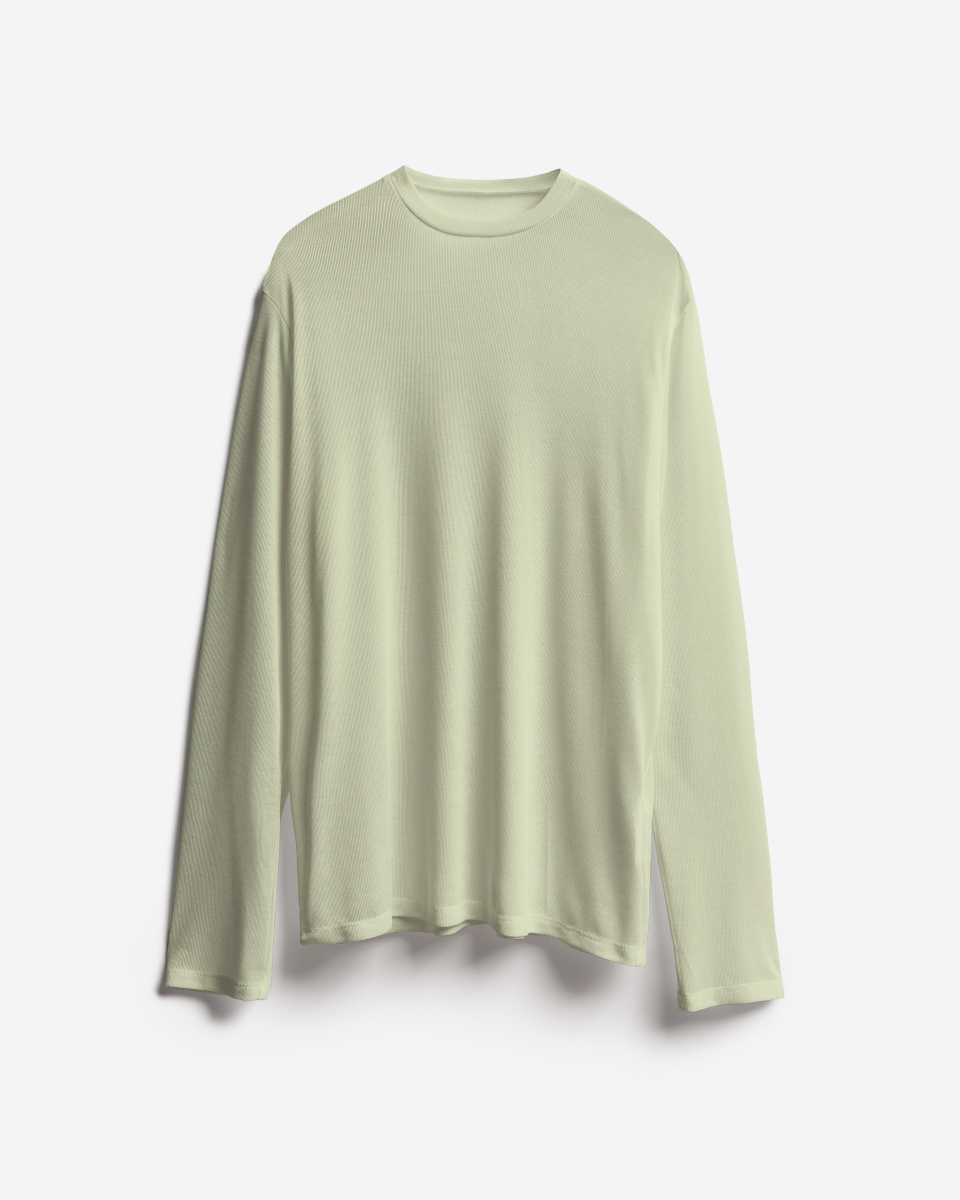 Тонкий трикотажный лонгслив, фото 1