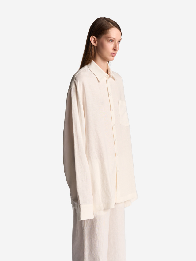 Рубашка Grandpa Fit из тонкого льна