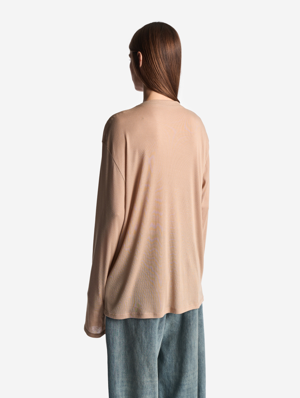 Тонкий трикотажный лонгслив, фото 3