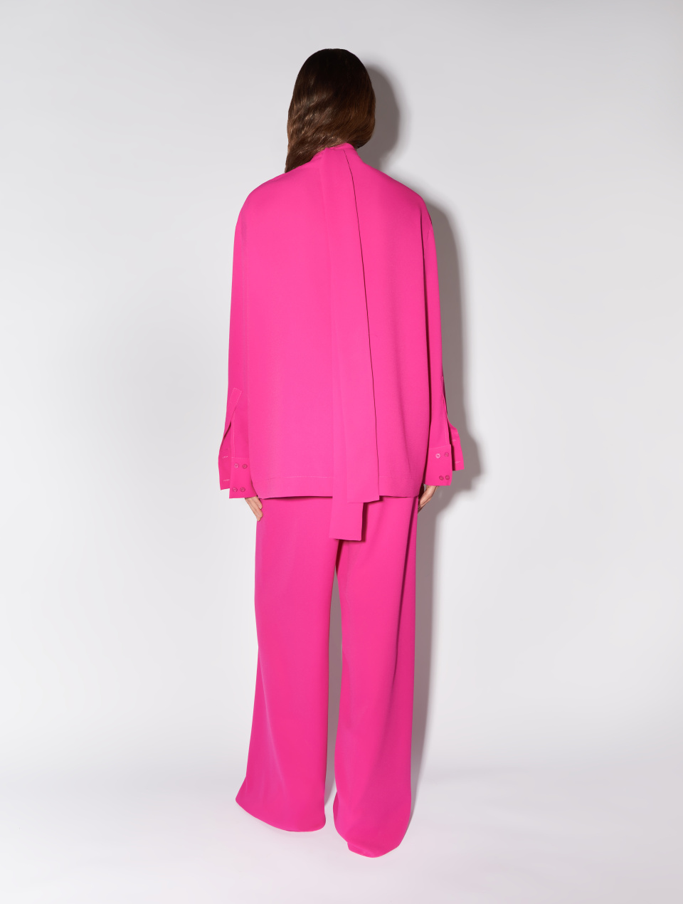 Блузка с лентами из крепа, фото 3