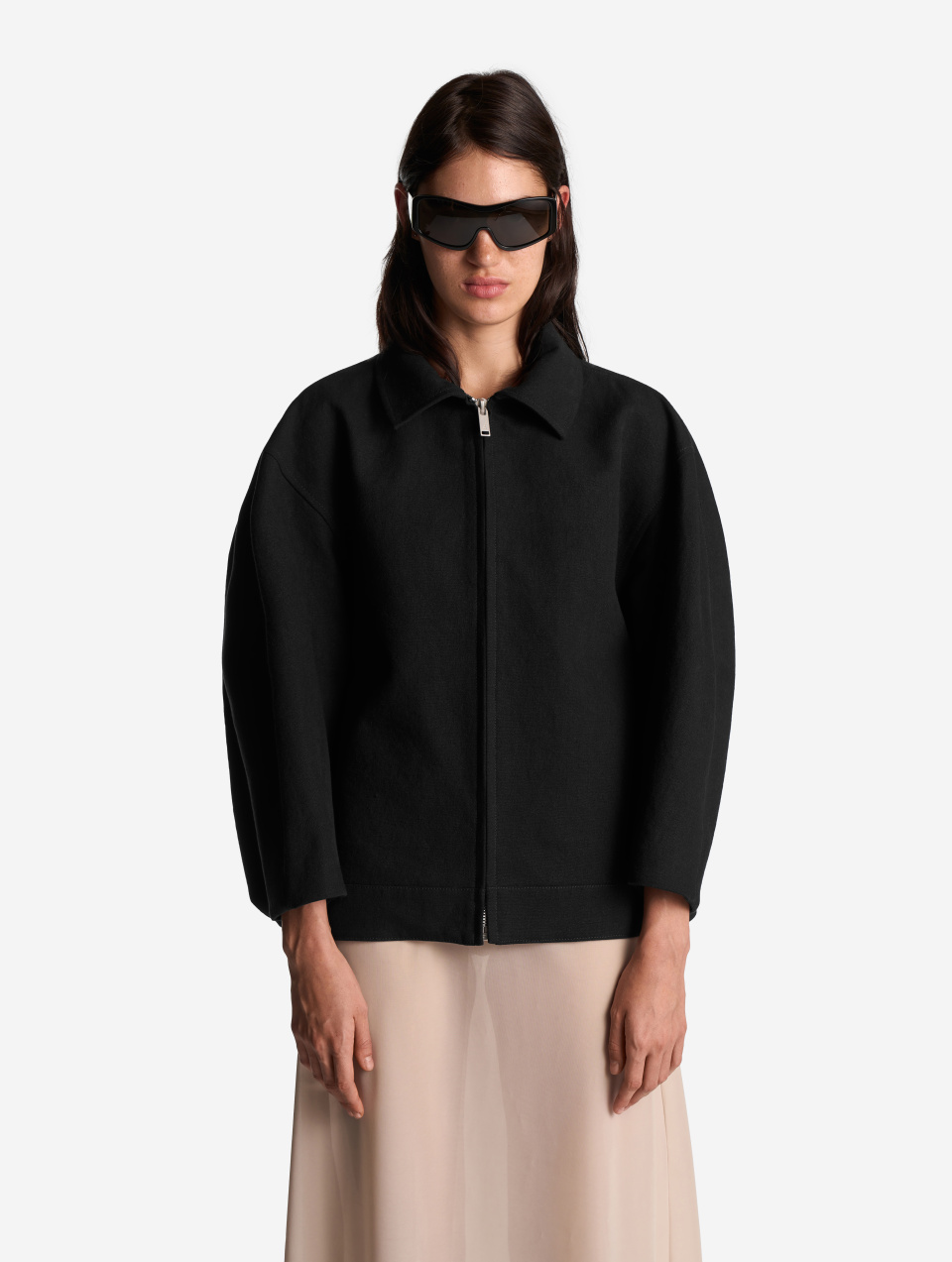 Льняная куртка D-силуэта , фото 3