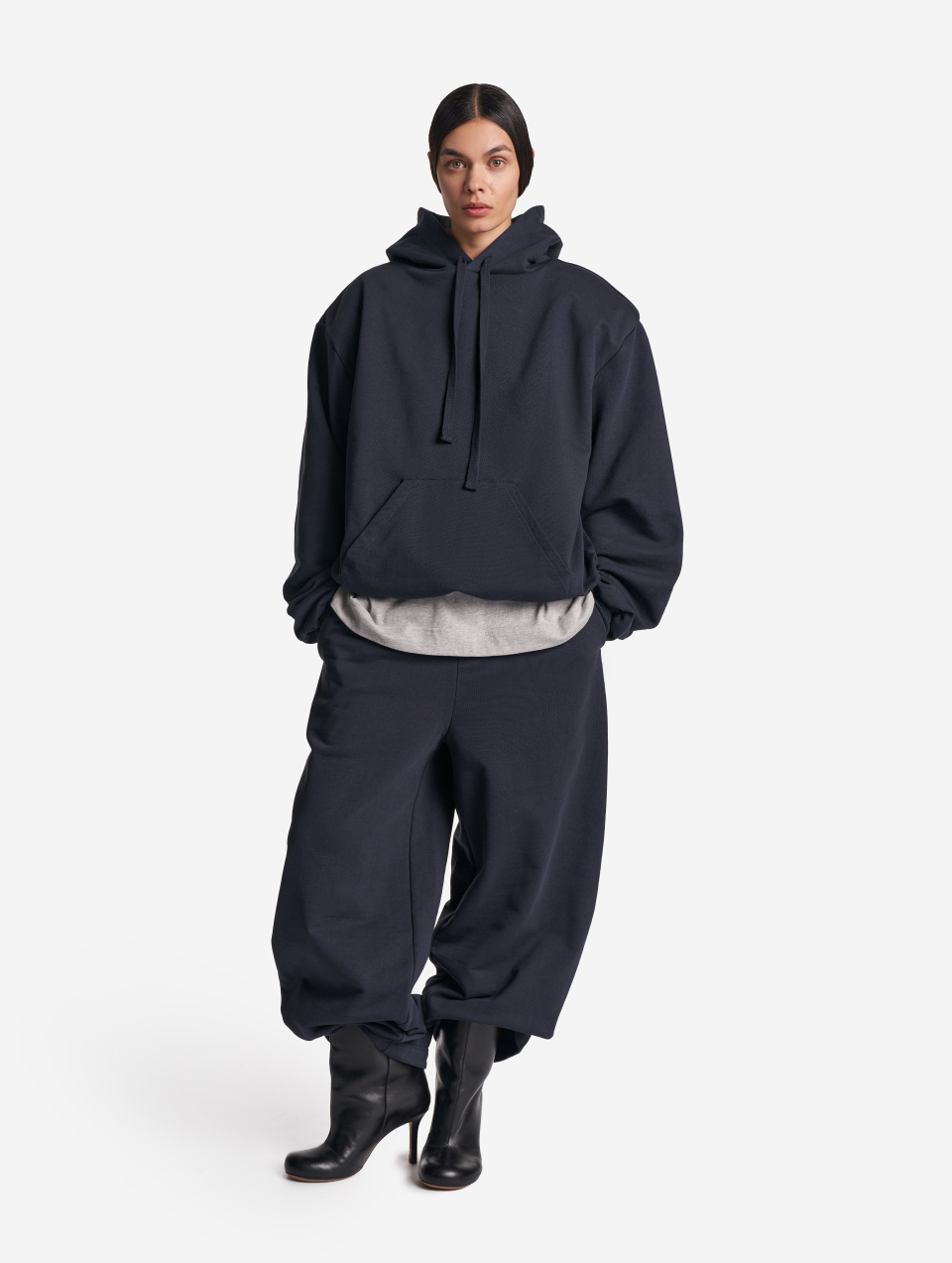 Брюки Baggy из футера, фото 6