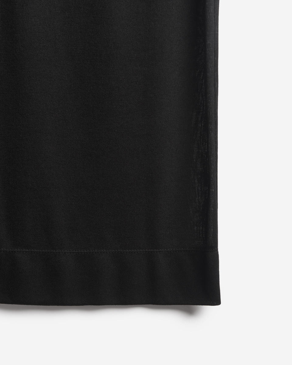 Тонкая трикотажная юбка-карандаш, фото 4