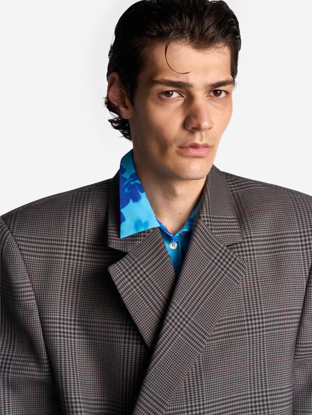 Пиджак-пальто плоского кроя