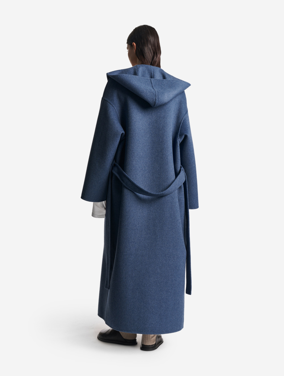 Пальто миди с капюшоном, фото 8