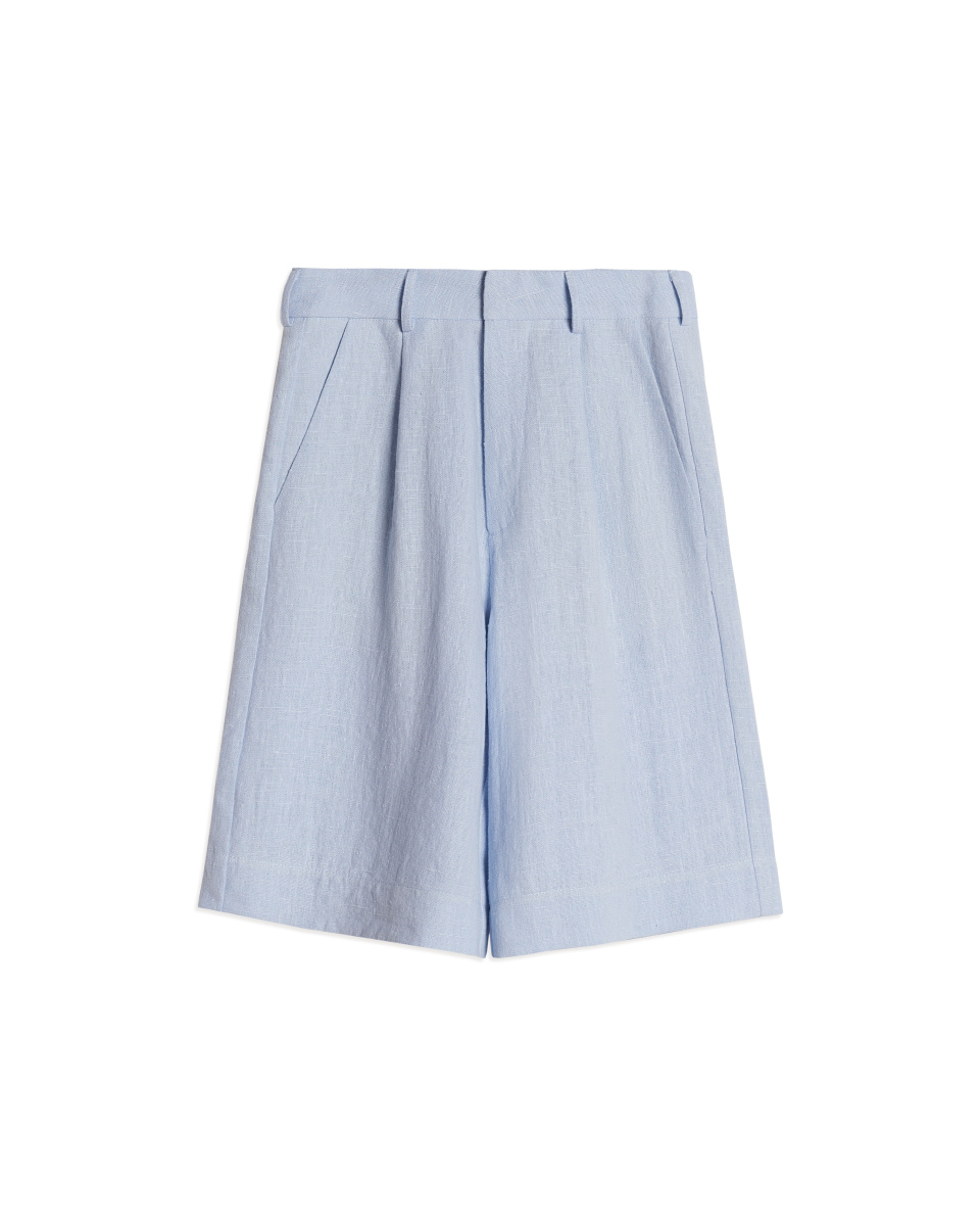 Двухсторонние бермуды изо льна, фото 1