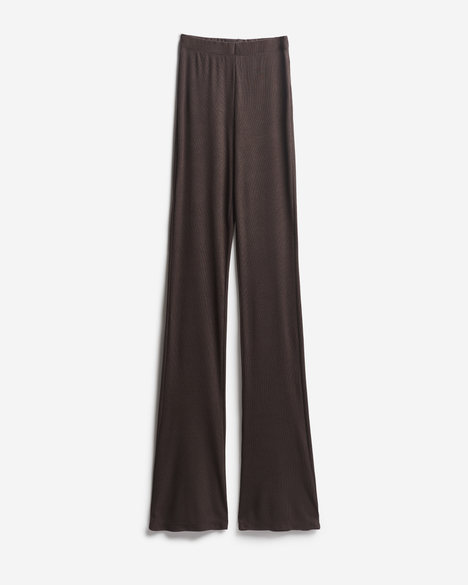 Тонкие трикотажные леггинсы Bootcut, фото 8