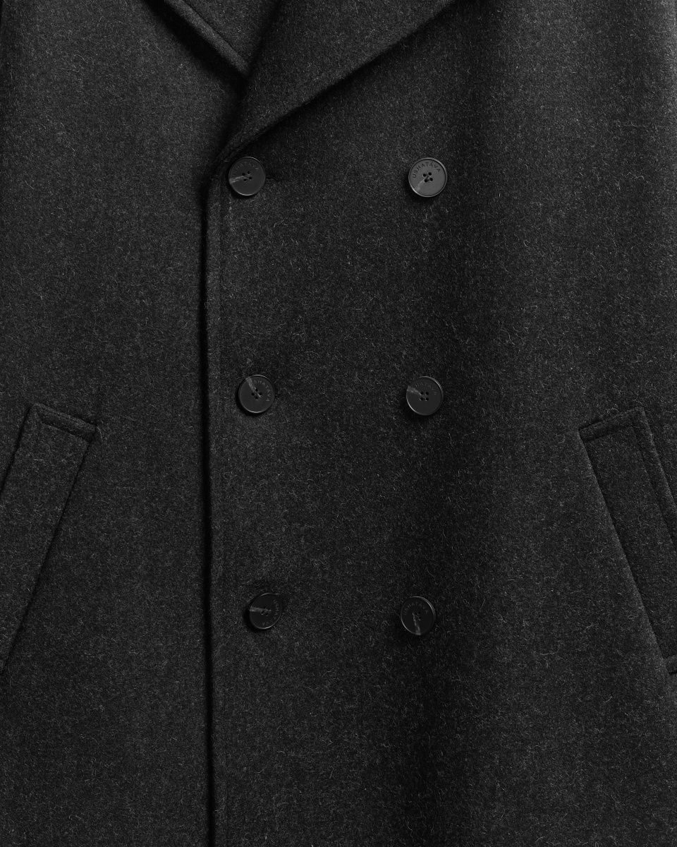 Пальто макси с широкими лацканами, фото 3