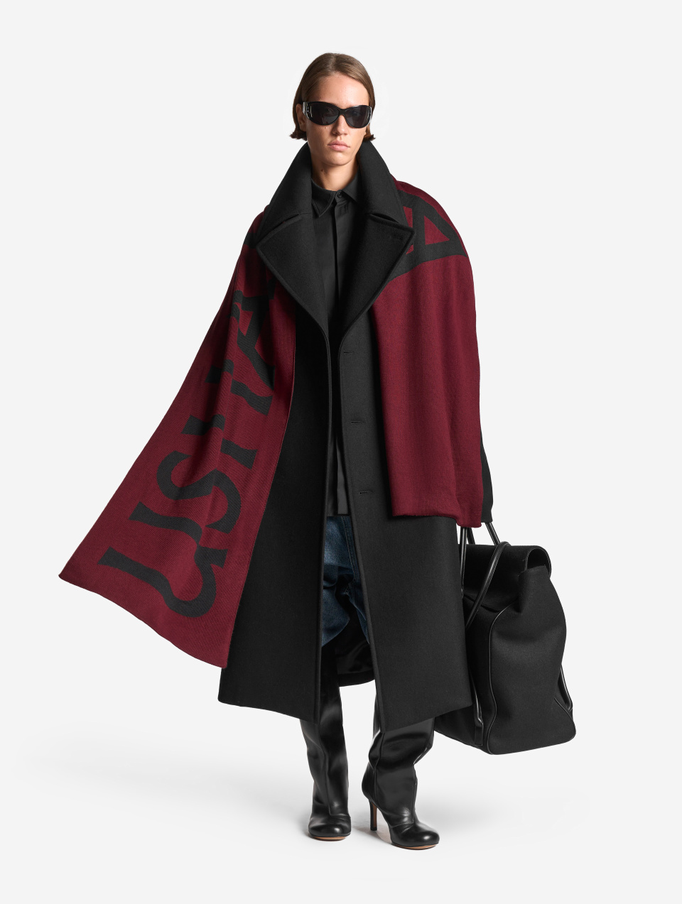 Пальто макси с широкими лацканами, фото 3