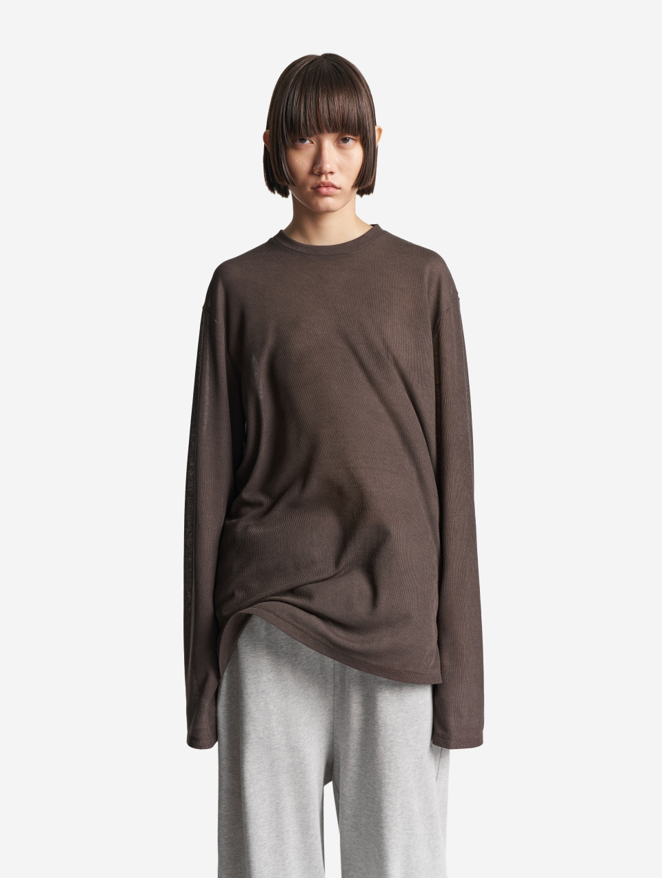 Тонкий трикотажный лонгслив, фото 1