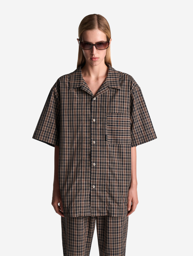 Рубашка Grandpa Fit с коротким рукавом 