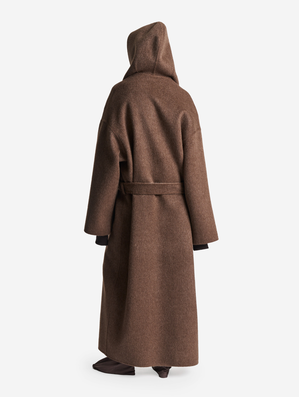 Пальто миди с капюшоном, фото 9