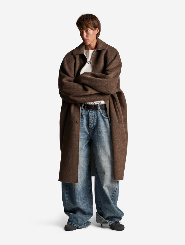 Пальто О-силуэта