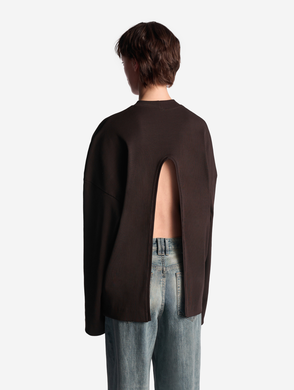 Джемпер с открытой спиной , фото 3