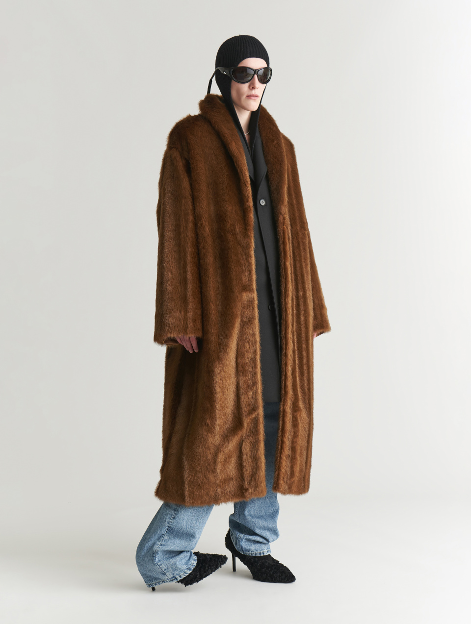 Шуба с шалевым воротником , фото 7