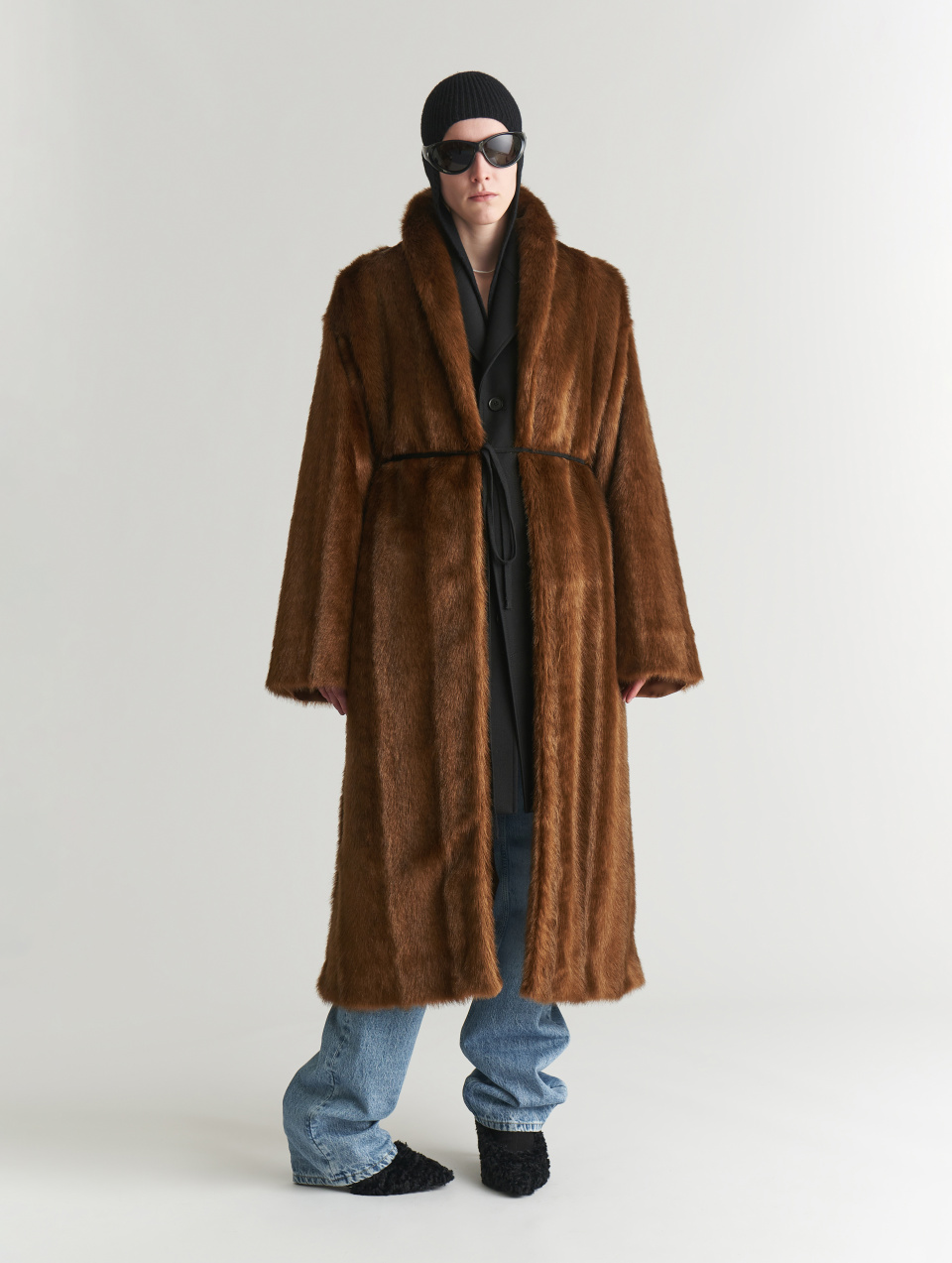 Шуба с шалевым воротником , фото 5