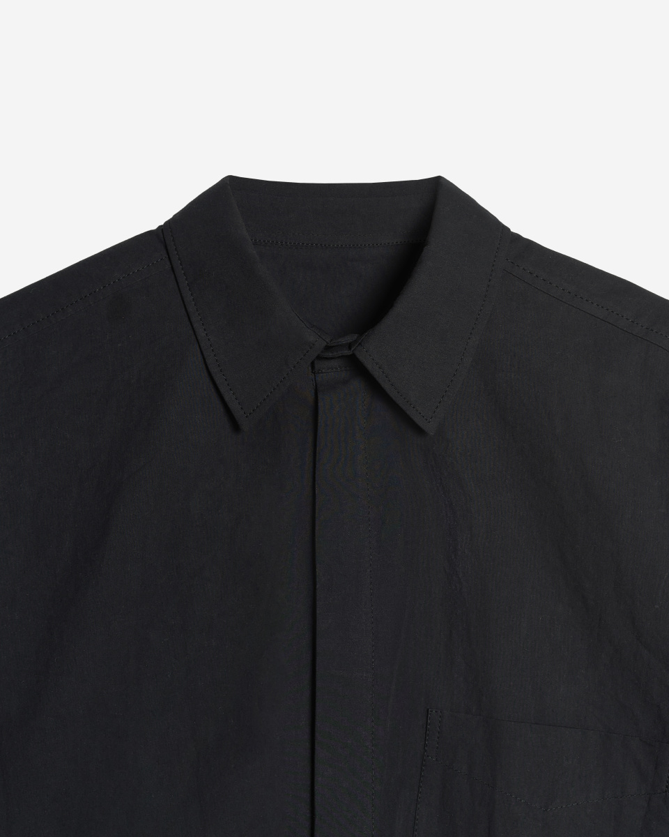 Рубашка из вареного хлопка с коротким рукавом , фото 2