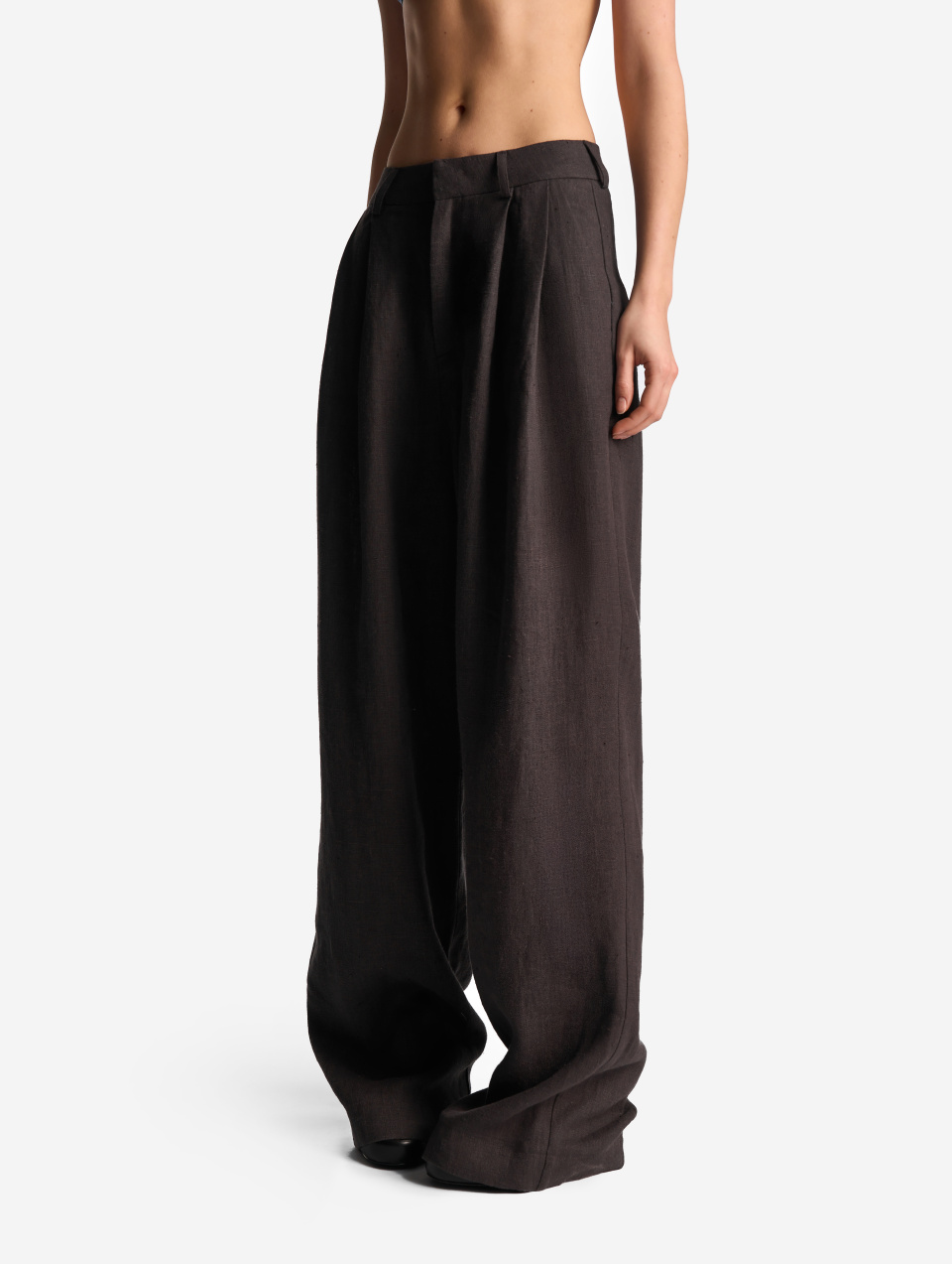 Двухсторонние брюки изо льна, фото 2