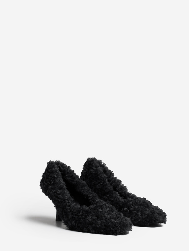 Меховые туфли