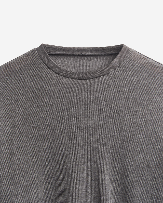 Тонкий трикотажный лонгслив