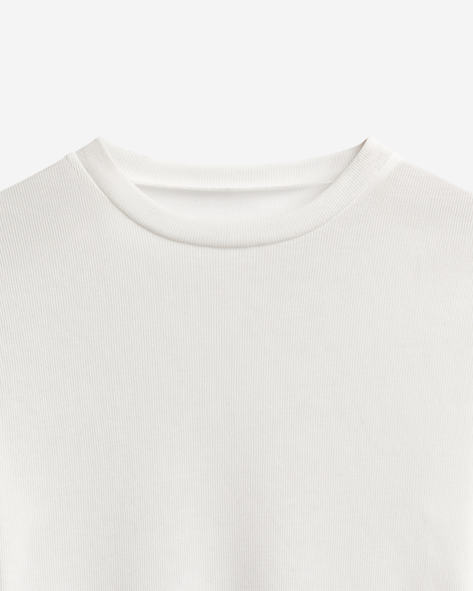 Тонкий трикотажный лонгслив Slim Fit, фото 8