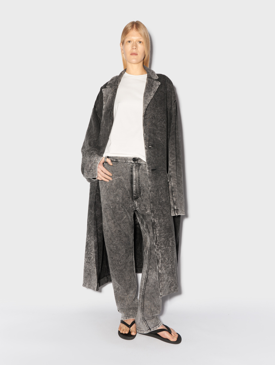 Джинсы из вареного футера, фото 4