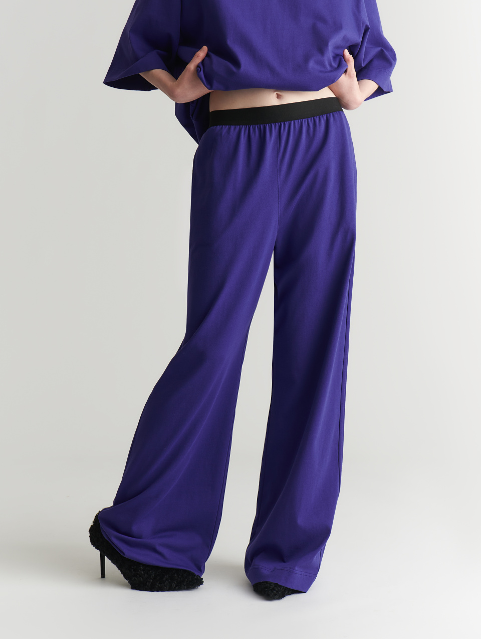 Трикотажные брюки на резинке, фото 3