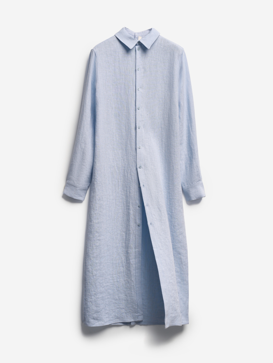 Платье-рубашка из тонкого льна, фото 7