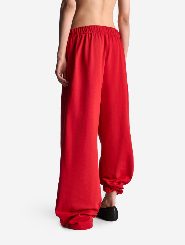 Прямые трикотажные брюки