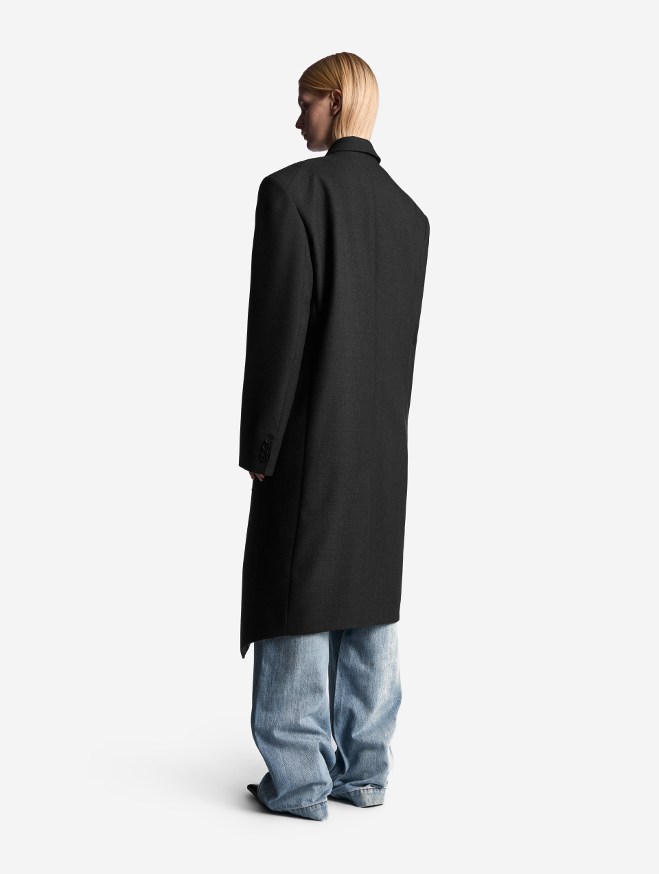 Асимметричное пальто, фото 4