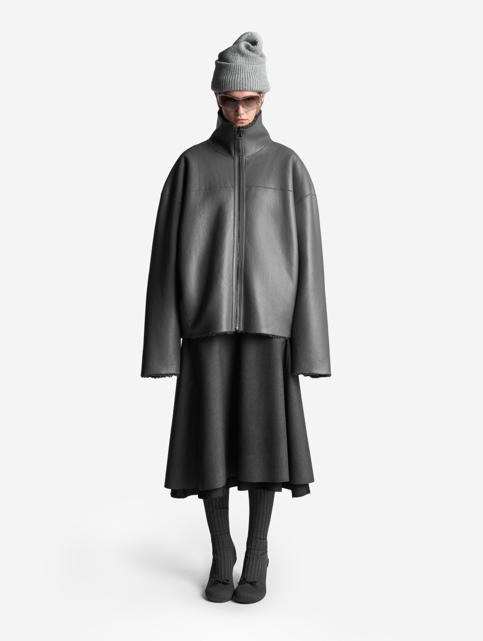 Юбка годе из костюмной ткани, фото 2