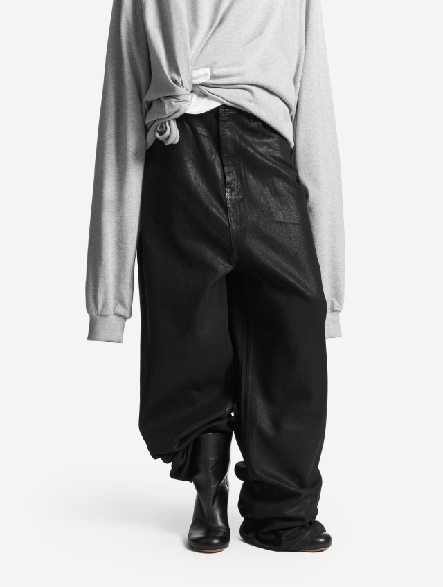 Вощеные джинсы 