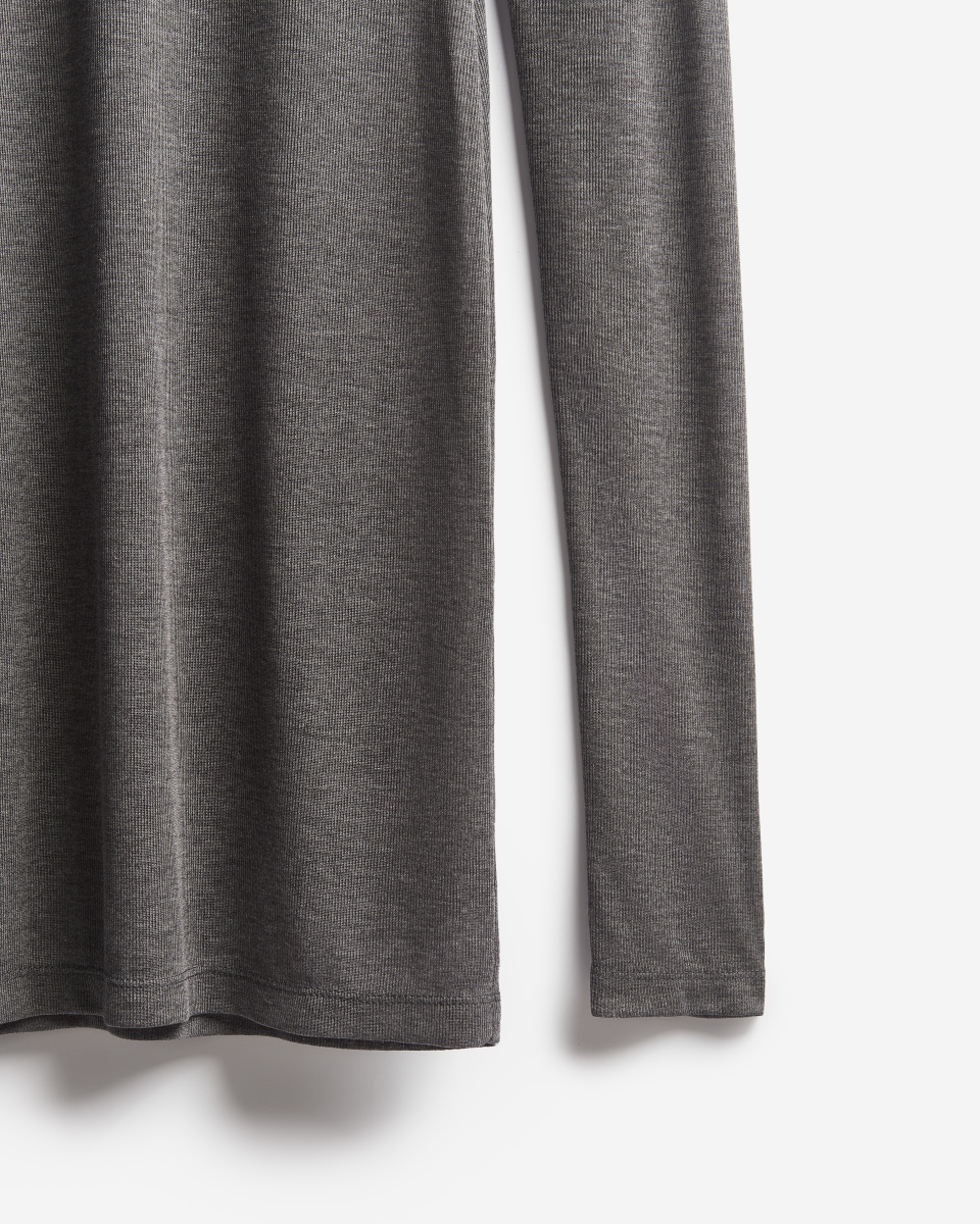 Тонкий трикотажный лонгслив Slim Fit, фото 10