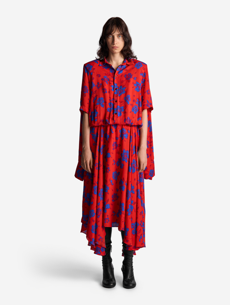 Кожаные сапоги-чулки, фото 12