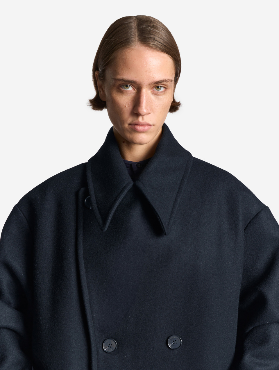 Пальто макси с широкими лацканами, фото 6