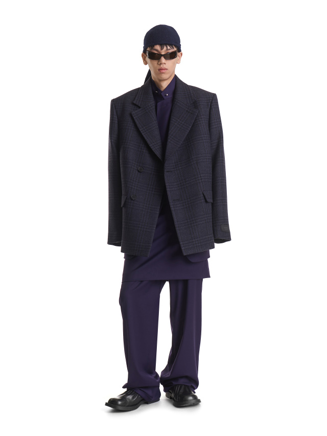 Брюки с юбкой