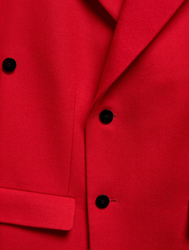 Строгое пальто мини