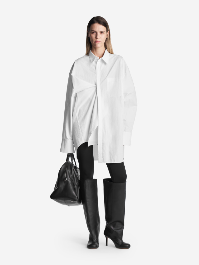 Рубашка из хлопка с экстра-манжетом