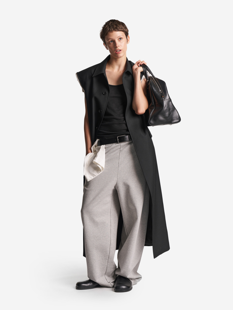 Брюки Baggy из футера, фото 11